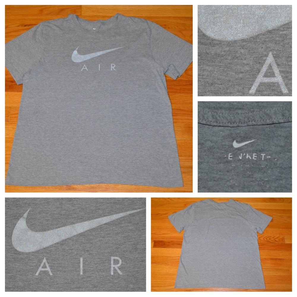 Men’s Nike gray tee, size L